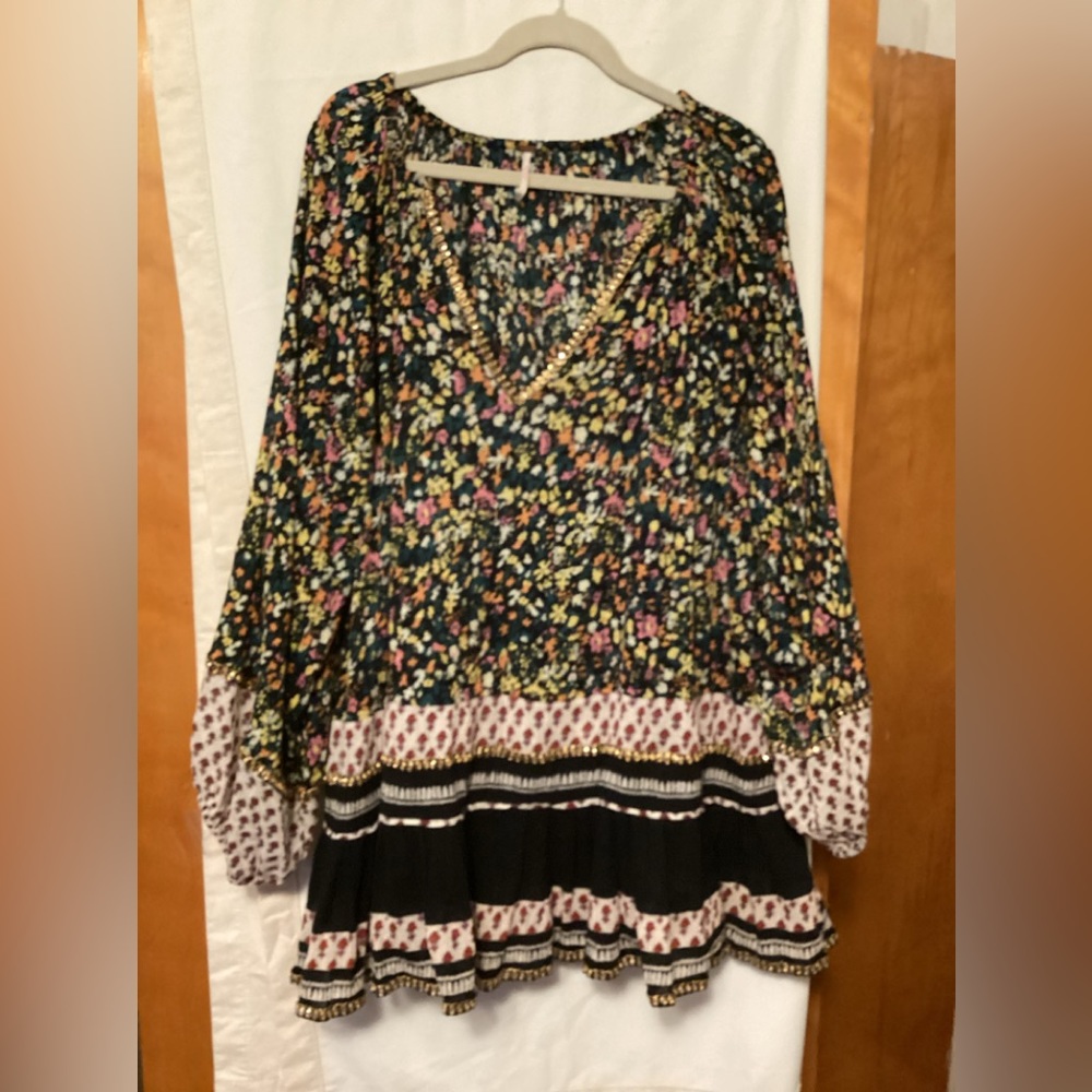FREE PEOPLE Tunic style  Top Sz XL/TG # BOHO